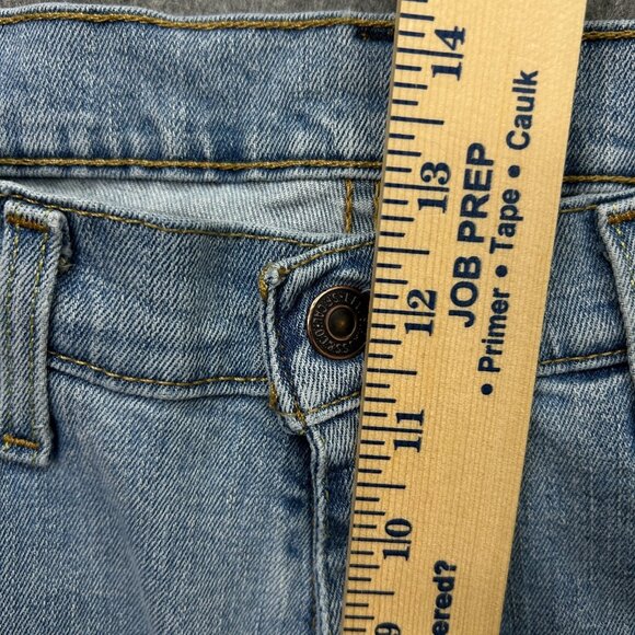 Levi's 505 Regular Fit Straight Leg Jeans Men's Size 36 X 30 Light Wash Denim - Picture 9 of 12